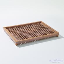  JB9.90059 - Gem Lattice Tray-Gilded Wood-Med